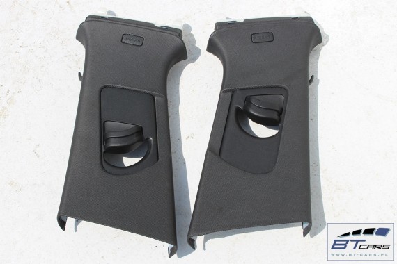 AUDI A4 SŁUPEK B POSZYCIE 8W0867243 8W0867244 8W B9 8W0 867 243 8W0 867 244 górne podsufitki kolor czarny