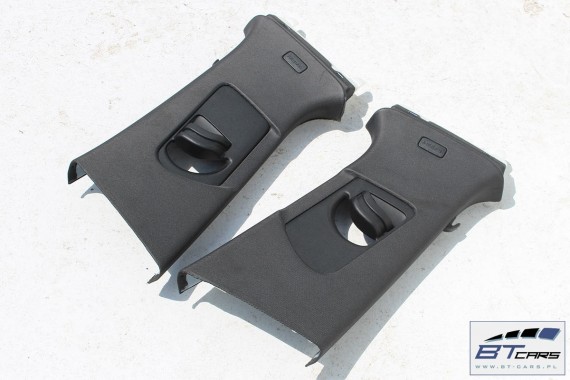 AUDI A4 SŁUPEK B POSZYCIE 8W0867243 8W0867244 8W B9 8W0 867 243 8W0 867 244 górne podsufitki kolor czarny
