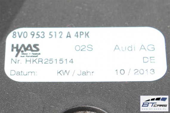 AUDI A3 OBUDOWA KIEROWNICY TEMPOMAT 8V0953512A 8V0953512J 8V0 953 512 A 8V0953512A 8V