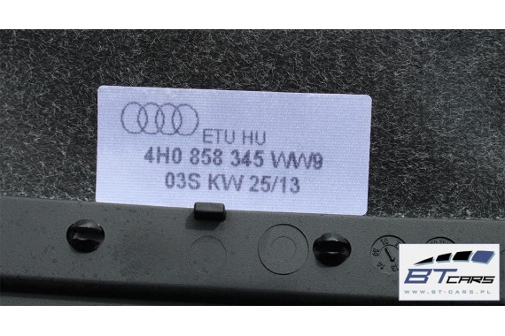 AUDI A8 OBUDOWA KIEROWNICY OSŁONA TAPICERKA 4H 4H0858345 4H0953512A 4H0 858 345 4H0 953 512 A D4