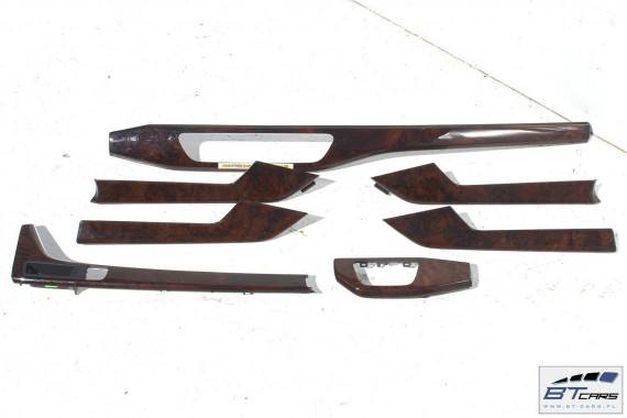 AUDI A4 A5 LISTWY OZDOBNE LISTWA DEKOR DEKORY WYKOŃCZENIE 8W1853189B 8W1853190D 8W1863969B 8W0867410Q 8W0867420B LE2 drewno 8W