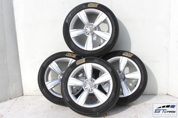 AUDI A4 A5 FELGI 18 cali OPONY LATO KOŁA felga 8K0601025BM 8J*18H2 ET26 opona Pirelli P Zero 245/45/18 96Y 8K, 8W, 8T