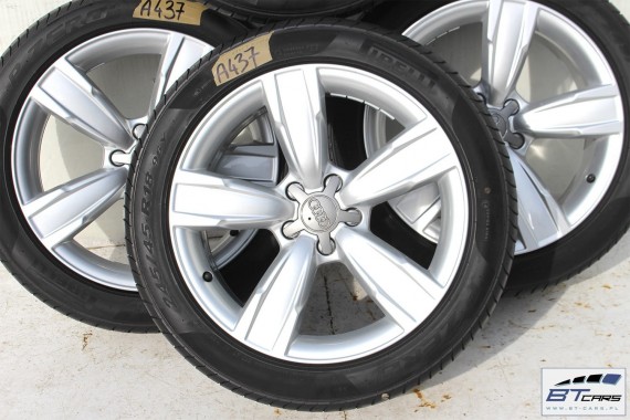 AUDI A4 A5 FELGI 18 cali OPONY LATO KOŁA felga 8K0601025BM 8J*18H2 ET26 opona Pirelli P Zero 245/45/18 96Y 8K, 8W, 8T