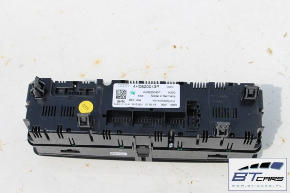 AUDI A8 PANEL KLIMY KLIMATYZACJI 4H0820043P 4H0 820 043 P moduł sterownik nawiewu klimy 4H0820043P 4H0820043P 4H0820043P 4H D4