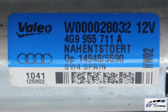 AUDI A1 A6 Q3 SILNIK WYCIERACZKI TYŁ 4G9955711A MECHANIZM TYLNY 4G9955711A 4G9 955 711 A 8U0955711A 4G9955711C silniczek