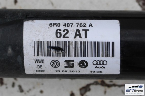 VW AUDI SEAT SKODA PÓŁOŚ PRAWA PRZÓD 6R0407762A 6R0407762AX 6R0 407 762 A AX