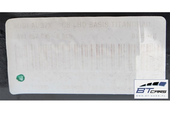 AUDI A3 SCHOWEK KONSOLI PASAŻERA 8V1857035B 8V1 857 035 B Kolor BC5 szary tytanowy 8V 8V1857035 8V1857035B 8V1857035C 8V1857035D