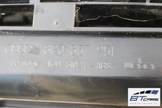 AUDI A3 LISTWY OZDOBNE POPIENICZKA DEKOR DEKORY 8P 8P0857951 8P0864261M 8P3867409C 8P3867410C 1WV orzechowy 8P0857951 8P0864261