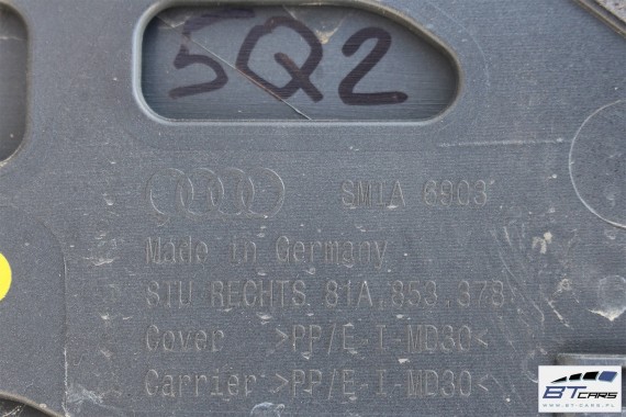 AUDI Q2 NAKŁADKA SŁUPKA C 81A853377 81A853378 81A853377A 81A853378A TYLNA 81A853377 1A853377 81A853378 słupek 1A853377 81A853378