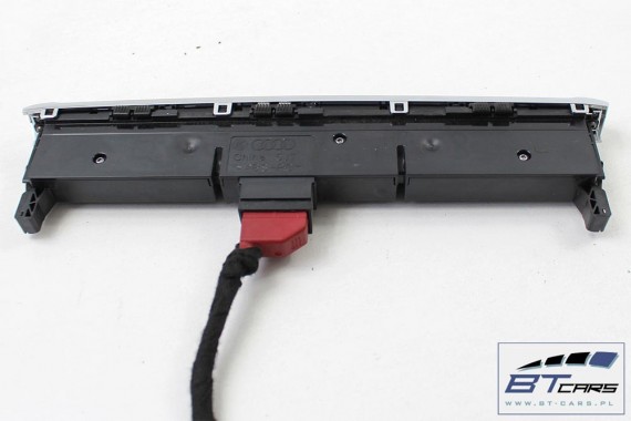 AUDI A3 PANEL PRZYCISKI PRZYCISK ŚWIATEŁ AWARYJNYCH 8V0925301CD NV6 - czarny 8V0 925 301 CD  8V 2013-