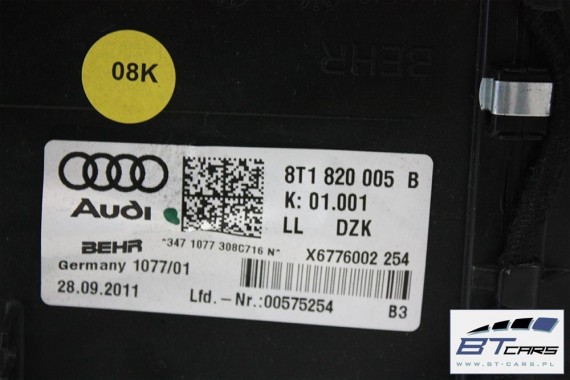 AUDI A4 A5 Q5 NAGRZEWNICA DMUCHAWA 8T1820005B 8K 8T 8R 8T1 820 005 B 8T1820005B 8T1820005B 8T1820005B 8T1819005B 8T1819005