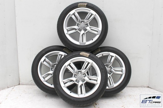 AUDI A6 FELGI 18 OPONY LATO KOŁA felga 4F0601025BB 8J*18H2 ET38 opona Goodyear Excellence , Dunlop SP Sport Maxx 245/45/18 100Y