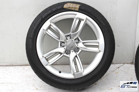 AUDI A6 FELGI 18 OPONY LATO KOŁA felga 4F0601025BB 8J*18H2 ET38 opona Goodyear Excellence , Dunlop SP Sport Maxx 245/45/18 100Y