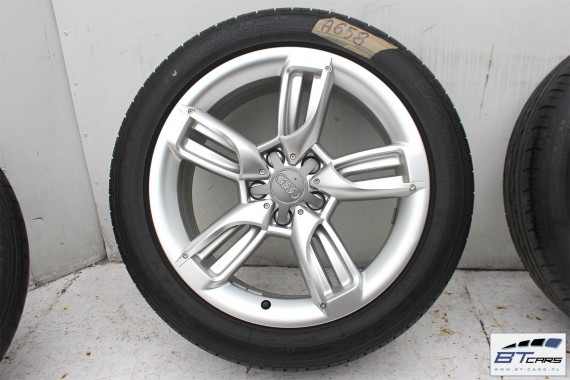AUDI A6 FELGI 18 OPONY LATO KOŁA felga 4F0601025BB 8J*18H2 ET38 opona Goodyear Excellence , Dunlop SP Sport Maxx 245/45/18 100Y