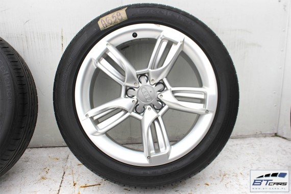 AUDI A6 FELGI 18 OPONY LATO KOŁA felga 4F0601025BB 8J*18H2 ET38 opona Goodyear Excellence , Dunlop SP Sport Maxx 245/45/18 100Y