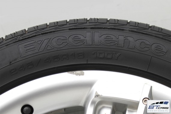 AUDI A6 FELGI 18 OPONY LATO KOŁA felga 4F0601025BB 8J*18H2 ET38 opona Goodyear Excellence , Dunlop SP Sport Maxx 245/45/18 100Y