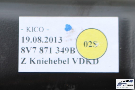 AUDI A3 CABRIO ZAWIAS DACHU składanego 8V7871349B 8V7871350B 8V7 871 349 B 8V7871349B 8V7871350B 8V7871349B 8V7871350 8V7871349