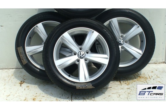 VW THE BEETLE FELGI 17 cali OPONY LATO KOŁA felga 5C0601025AA  7J*17H2 ET43 opona Bridgestone Turanza ER300 215/55/17 94V 5C