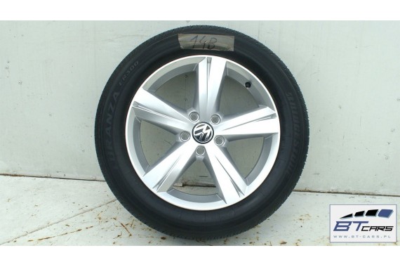 VW THE BEETLE FELGI 17 cali OPONY LATO KOŁA felga 5C0601025AA  7J*17H2 ET43 opona Bridgestone Turanza ER300 215/55/17 94V 5C