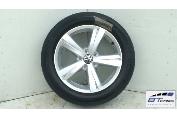 VW THE BEETLE FELGI 17 cali OPONY LATO KOŁA felga 5C0601025AA  7J*17H2 ET43 opona Bridgestone Turanza ER300 215/55/17 94V 5C