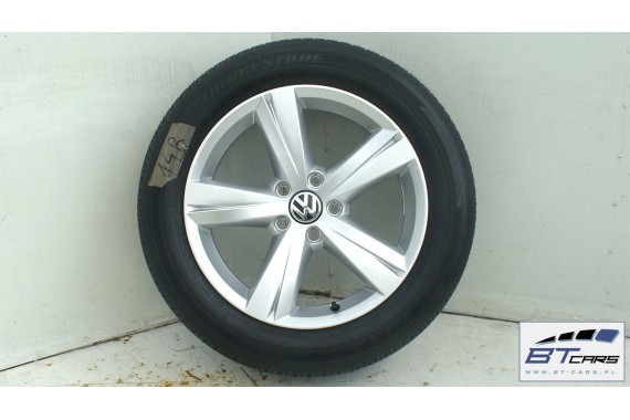 VW THE BEETLE FELGI 17 cali OPONY LATO KOŁA felga 5C0601025AA  7J*17H2 ET43 opona Bridgestone Turanza ER300 215/55/17 94V 5C