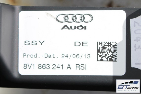 AUDI A3 TUNEL ŚRODKOWY + PODŁOKIETNIK 8V1863241A 8V0864283 8V1861690 8V1 863 241 A 8V RSI czarny 8V1863241A 8V0864283 8V1861690