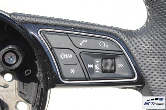 AUDI A3 FL Q2 KIEROWNICA SKÓRA MULTI 81A419091D 81A419091CJ 81A 419 091 D 81A419091CJ S-Line 81A419091D 81A419091CJ 81A419091