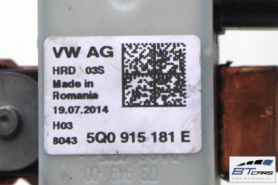 VW AUDI PRZEWÓD MASOWY KLEMA 5Q0915181E 5Q0915181G 5Q0 915 181 E 5Q0915181G AKUMULATORA Z KLEMĄ 5Q0915181F 5Q0915181H 5Q0915181