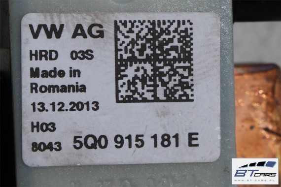 VW AUDI PRZEWÓD MASOWY KLEMA 5Q0915181E 5Q0915181G 5Q0 915 181 E 5Q0915181G AKUMULATORA Z KLEMĄ 5Q0915181F 5Q0915181H 5Q0915181