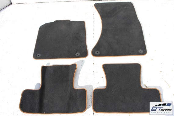 AUDI Q5 DYWANIKI PODŁOGI 8R1863691 8R0864450 wycieraczki 8R1 863 691 8R0864450 VMU czarny brąz koniakowy 8R1863691 8R1863691 8R