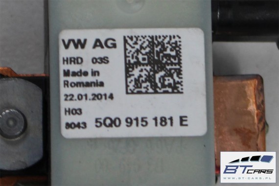 VW AUDI PRZEWÓD MASOWY KLEMA 5Q0915181E 5Q0915181G 5Q0 915 181 E 5Q0915181G AKUMULATORA Z KLEMĄ 5Q0915181F 5Q0915181H 5Q0915181