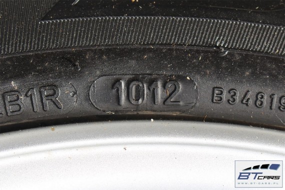 VW POLO FELGI 15 cali OPONY LETNIE KOŁA felga 6R0601025D 6J*15H2 ET40 opona LATO Dunlop SP Sport 01 185/60/15 84H 6R, 6C