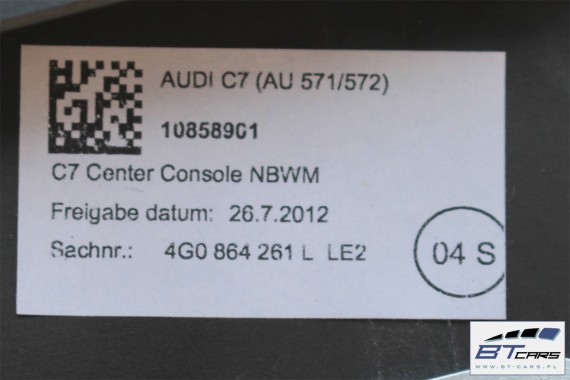 AUDI A6 LISTWY OZDOBNE LISTWA DEKOR DEKORY 4G 10- 4G0867409E 4G0867410D 4G0867419D 4G0867420D 4G1853189B 4G1853190E 4G0864261L