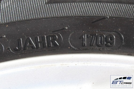 VW POLO FELGI 15 cali OPONY LETNIE KOŁA felga 6R0601025D 6J*15H2 ET40  opona LATO Dunlop SP Sport 01 185/60/15 84T 6R 6R0601025D