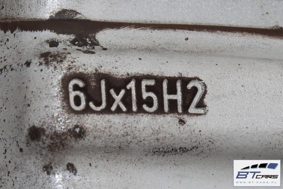 VW POLO FELGI 15 cali OPONY LETNIE KOŁA felga 6R0601025D  6J*15H2 ET40  opona LATO Dunlop SP Sport 01 185/60/15 84T 6R, 6C