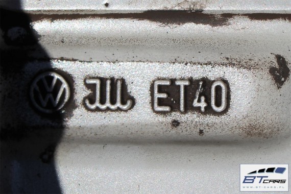 VW POLO FELGI 15 cali OPONY LETNIE KOŁA felga 6R0601025D 6J*15H2 ET40  opona LATO Dunlop SP Sport 01 185/60/15 84T 6R 6R0601025D