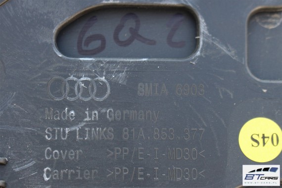 AUDI Q2 NAKŁADKA SŁUPKA C 81A853377 81A853378 81A853377A 81A853378A 81A853377A 81A 853 378 A osłona tylna 81A853377 81A853378