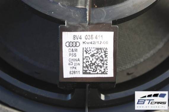 AUDI A3 SEDAN SPORTBACK GŁOŚNIKI ZESTAW KOMPLET 8V0035399 8V4035411 8V0035415 8V0 035 399 8V4 035 411 8V0 035 415 GŁOŚNIK