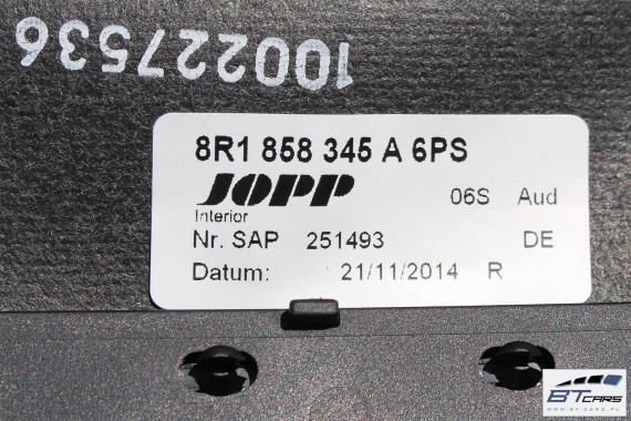 AUDI Q5 OBUDOWA KOLUMNY KIEROWNICY 8R1858345A 8R1 858 345 A