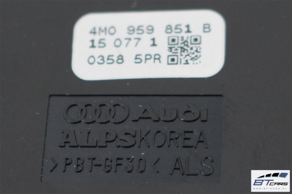 AUDI A4 A5 Q5 Q7 PRZYCISKI SZYB 4M0959851B 4M0959855 Komplet przycisków 8W, 8W6, 80A, 4M 4M0 959 855 851 B