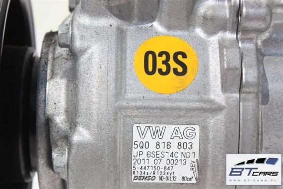 VW AUDI POMPA KLIMY KLIMATYZACJI 5Q0816803 5Q0 816 803 SKODA SEAT sprężarka kompresor agregat