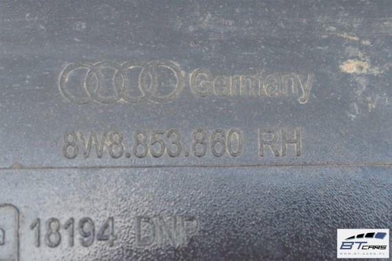 AUDI A5 SPORTBACK LISTWA PROGOWA 8W8853859 8W8853860 8W8 853 859 8W8853860 f5 zewnętrzna 8W8853855 8W8853856 8W8853859 8W8853860