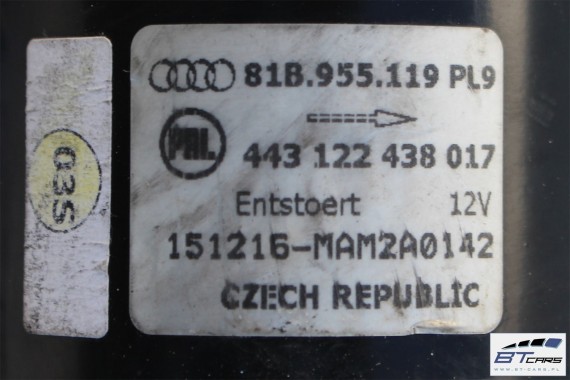 AUDI Q2 MECHANIZM WYCIERACZEK 81B955119 silniczek 81B955023 81B 955 119 81B 955 023 81A + SILNICZEK 81B955023A 81B955023B