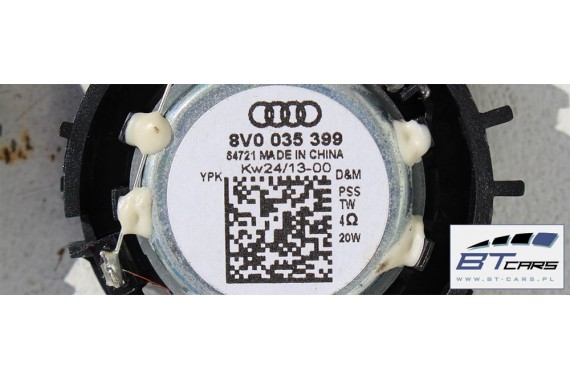 AUDI A3 SEDAN SPORTBACK GŁOŚNIKI KOMPLET 8V0035415 8V0035399 8V0035397 8V4035411 8V0035399 8V0035399 8V0035397 8V4035411 8V4 8V5