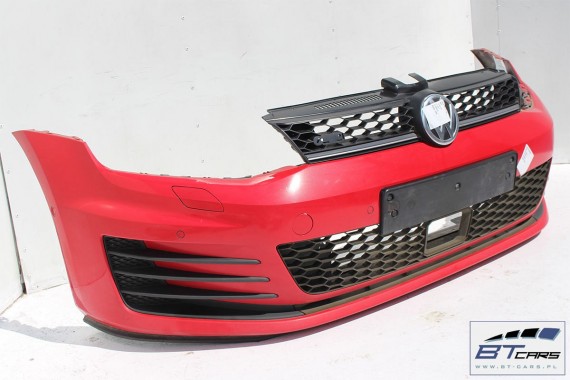 VW GOLF 7 VII PRZÓD maska błotniki zderzak pas przedni lampy wzmocnienie błotnik lampa GTD Kolor: LY3D czerwony tor 5G