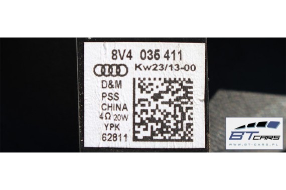 AUDI A3 SEDAN SPORTBACK GŁOŚNIKI KOMPLET 8V0035415 8V0035399 8V0035397 8V4035411 8V0035399 8V0035399 8V0035397 8V4035411 8V4 8V5