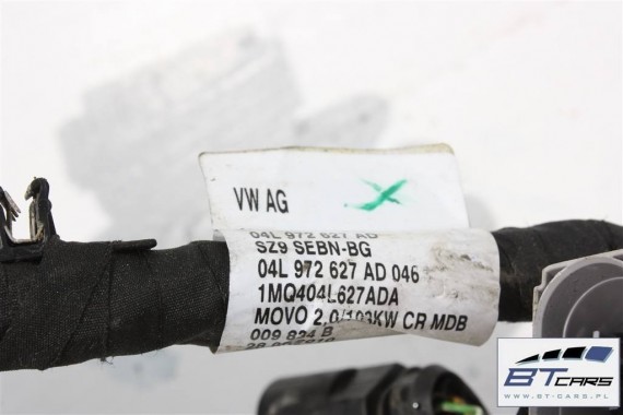 AUDI A3 VW GOLF 7 VII SKODA WIĄZKA SILNIKA 04L972627AD instalacja silnika 2.0 TDi diesel 8V 5G 04L972627AD 04L972627AD 04L972627