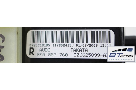 AUDI A5 CABRIO SILNICZEK PASA PASÓW 8F0857759 8F0857760 8F0 857 759 8F0857760 podajnik 8F0857759 8F0857760 8F0857759 8F0857760