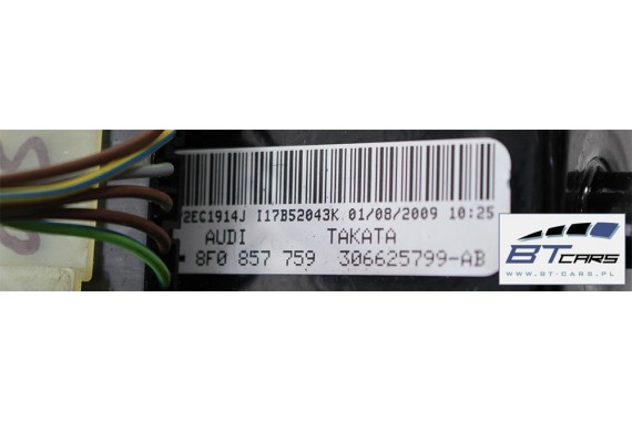 AUDI A5 CABRIO SILNICZEK PASA PASÓW 8F0857759 8F0857760 8F0 857 759 8F0857760 podajnik 8F0857759 8F0857760 8F0857759 8F0857760