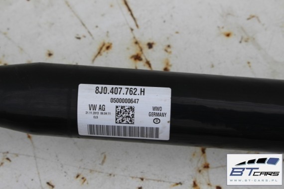 AUDI TT PÓŁOŚ PRAWA PRZEDNIA PRZÓD 8J0407762H 3Q0407272C 3Q0407762DX 8J0 407 762 H 3Q0 407 272 C 8J 8S VW SKODA SEAT
